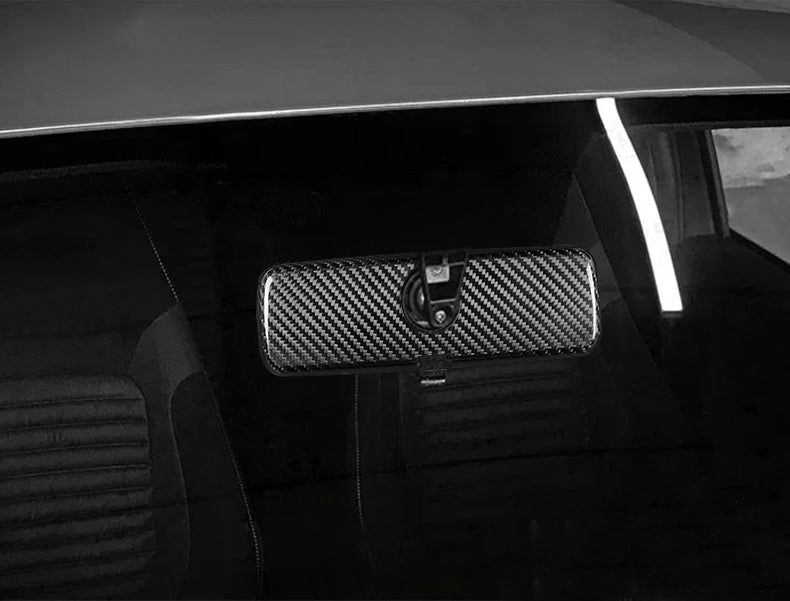 Carica immagine in Galleria Viewer, Cover specchietto retrovisore interno in CARBONIO Fiat 500 Abarth - 595 - 695 - Fiat 500 - Punto