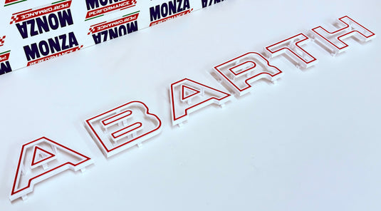 Scritta ABARTH griglia anteriore Restyling