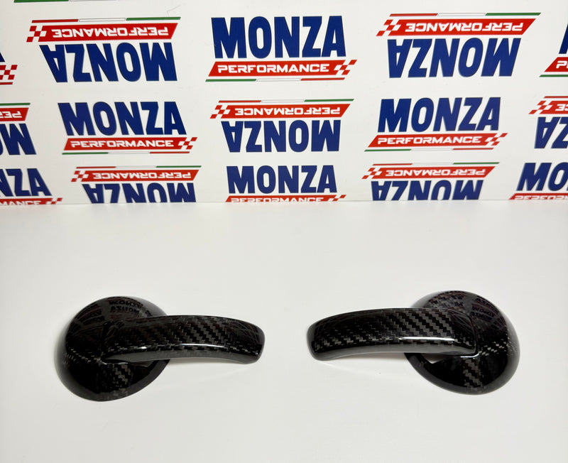 Carica immagine in Galleria Viewer, Coppia Cover Maniglie Interne in CARBONIO Abarth 595 - 695 - Fiat 500