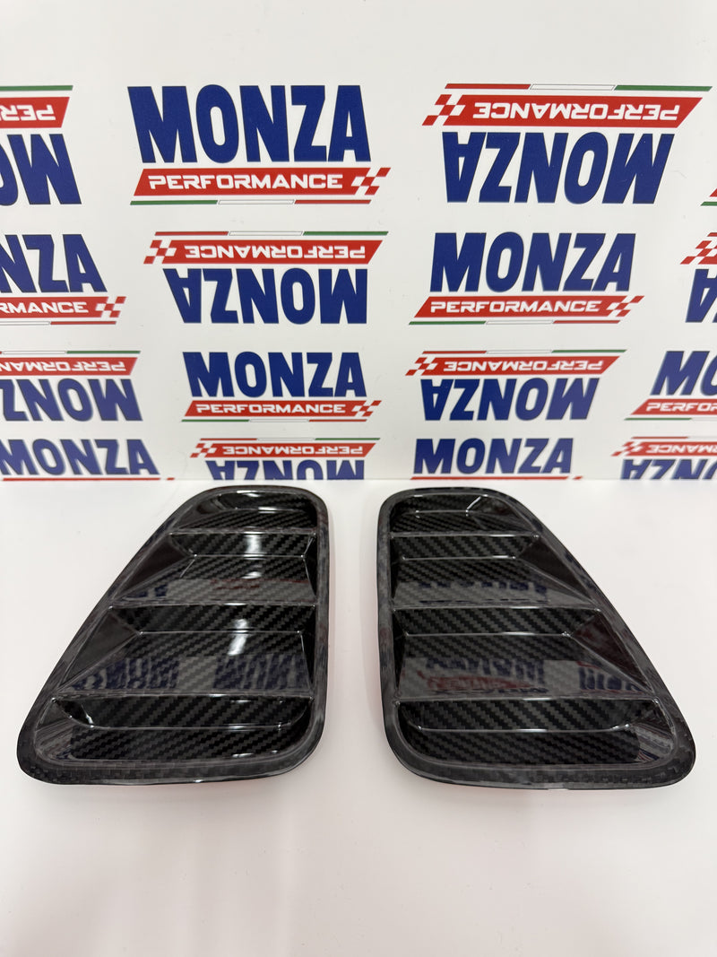 Carica immagine in Galleria Viewer, Coppia Placchette Fanali Posteriori in CARBONIO Per Abarth 500 - 595 - 695 Restyling