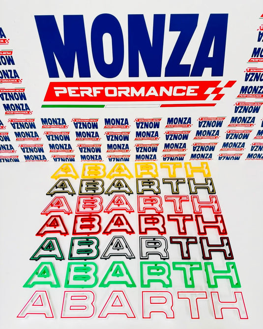 Scritta ABARTH griglia anteriore Restyling