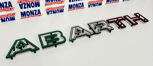 Scritta ABARTH griglia anteriore Restyling