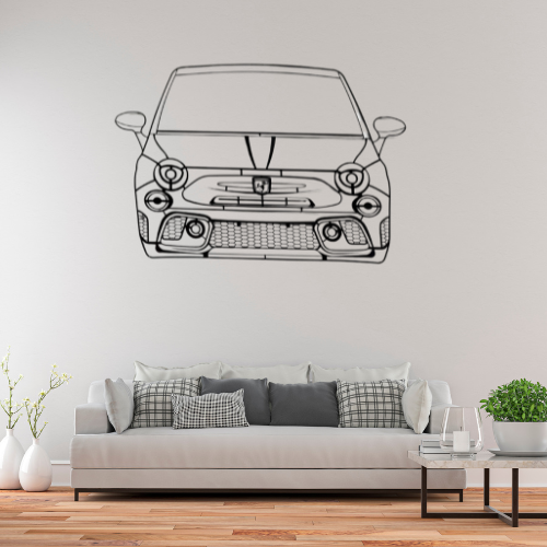 Carica immagine in Galleria Viewer, 500 Abarth /Uno turbo/ Delta integrale evoluzione in metallo da parete