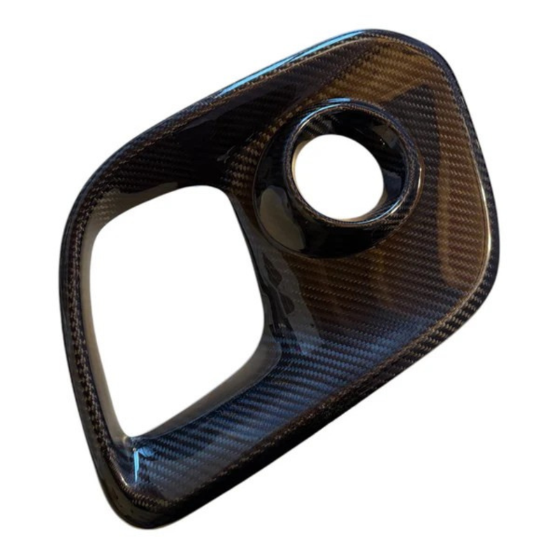 Load image into Gallery viewer, Carbon Fiber Front Splitter Cover for Fiat 500 Abarth 595 - 695 - Restyling - Various Finishes