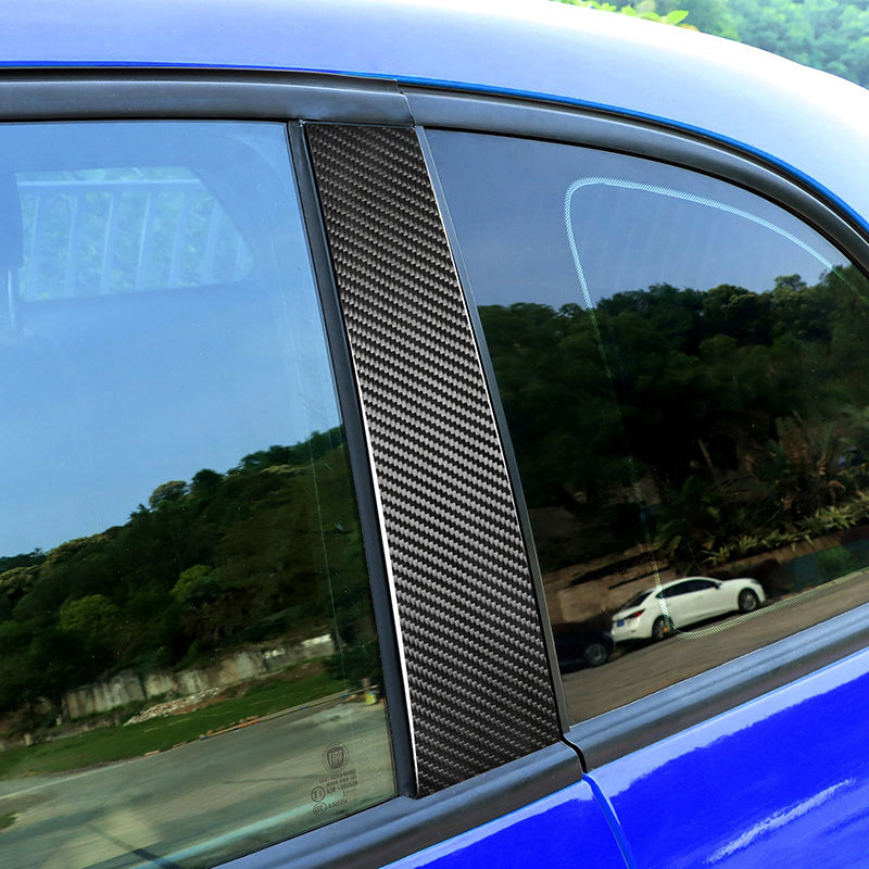 Carica immagine in Galleria Viewer, Kit Montanti Portiere in CARBONIO Fiat 500 Abarth - 595 - 695 -