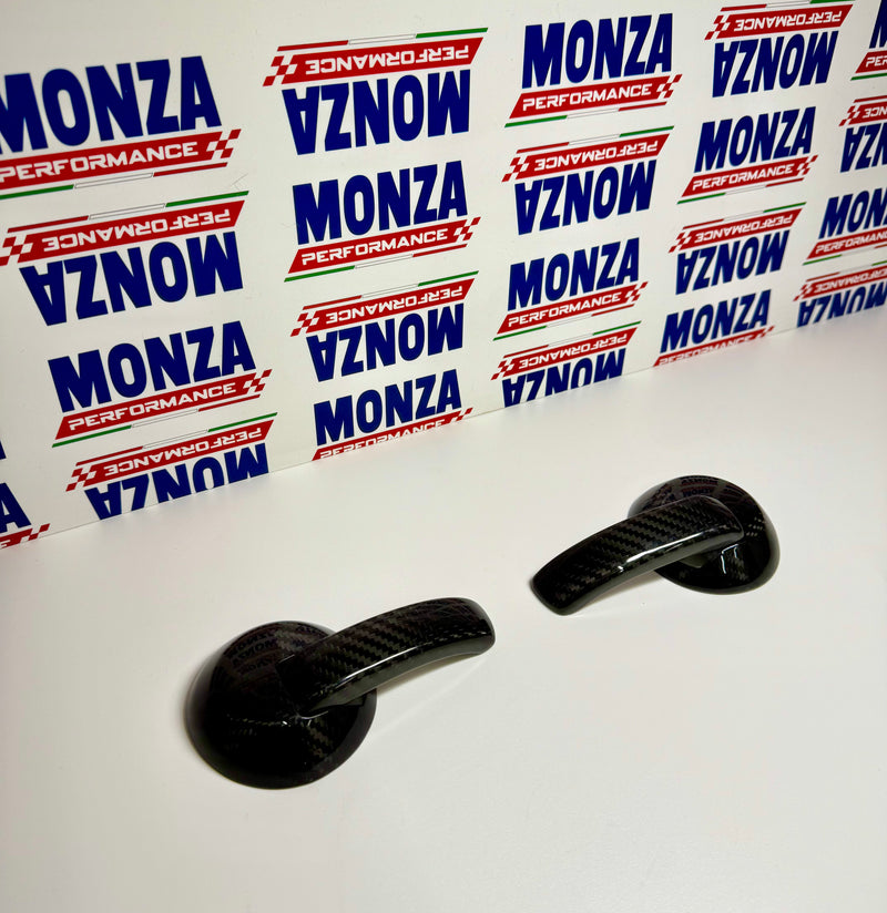 Carica immagine in Galleria Viewer, Coppia Cover Maniglie Interne in CARBONIO Abarth 595 - 695 - Fiat 500