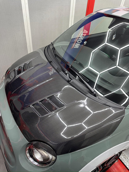 Cofano in carbonio VERO abarth 500