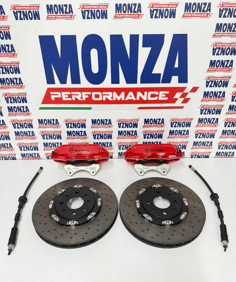 Carica immagine in Galleria Viewer, Impianto frenante Brembo per Abarth 595/695/500 305 4 pompanti ORIGINALE ABARTH BLACK FRIDAY