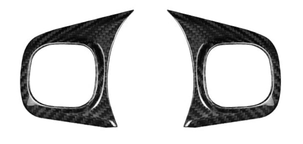 Carica immagine in Galleria Viewer, Cover Coppia Pulsanti Volante in CARBONIO Fiat 500 Abarth 595 - 695 - Restyling -