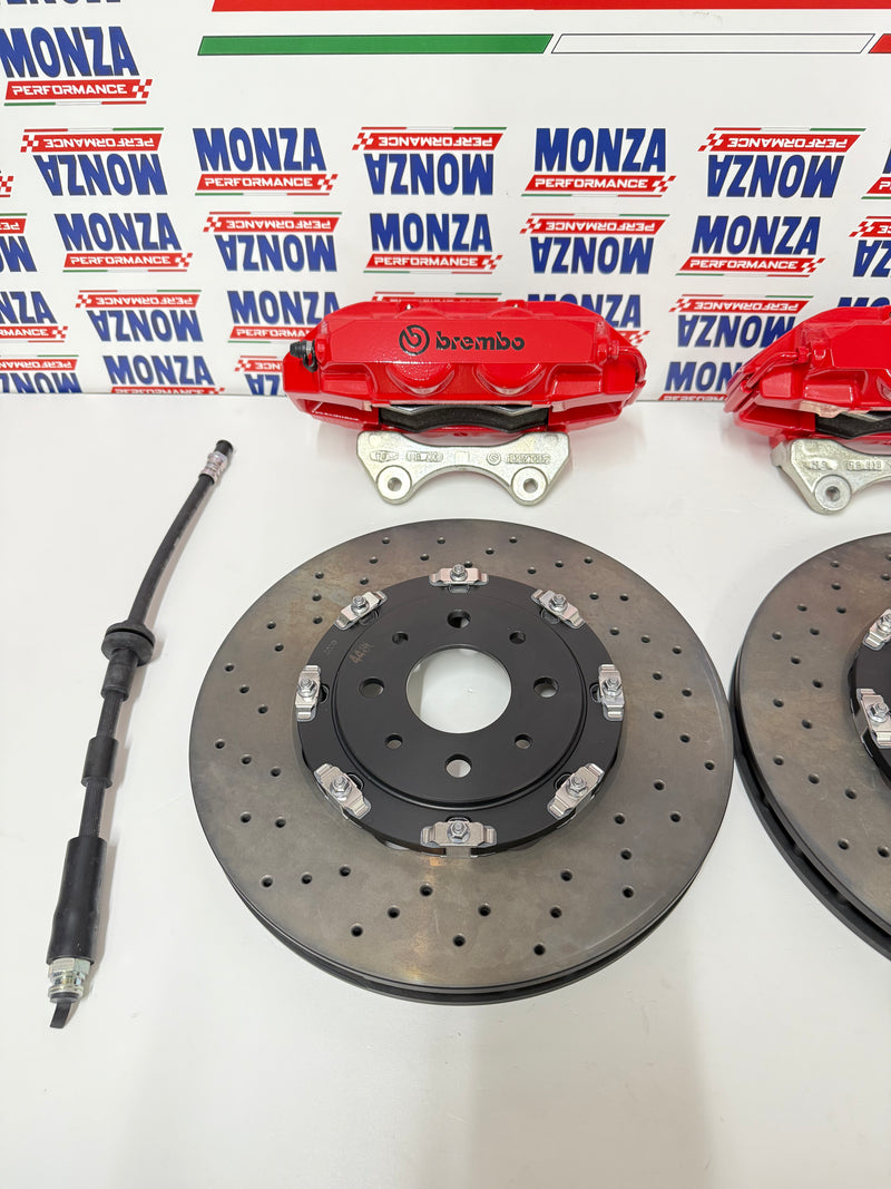 Carica immagine in Galleria Viewer, Impianto frenante Brembo per Abarth 595/695/500 305 4 pompanti ORIGINALE ABARTH BLACK FRIDAY