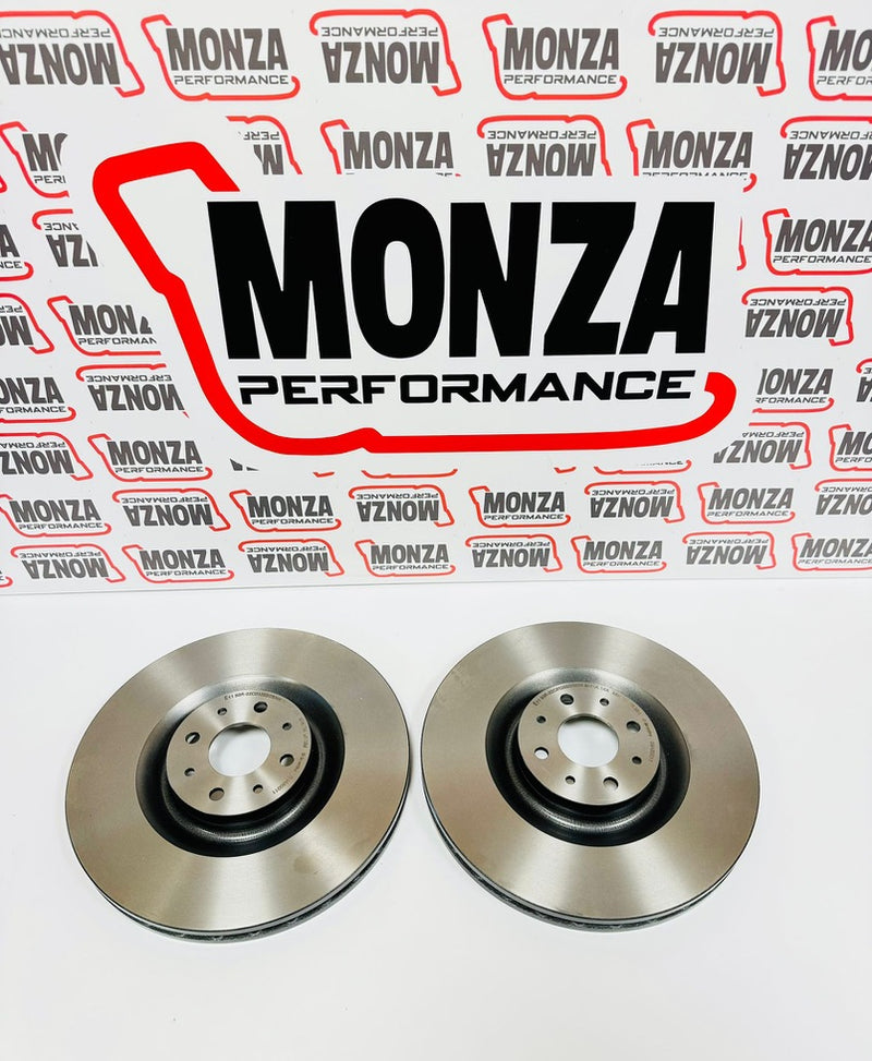 Carica immagine in Galleria Viewer, Dischi freno brembo 330 mm 500 abarth lisci
