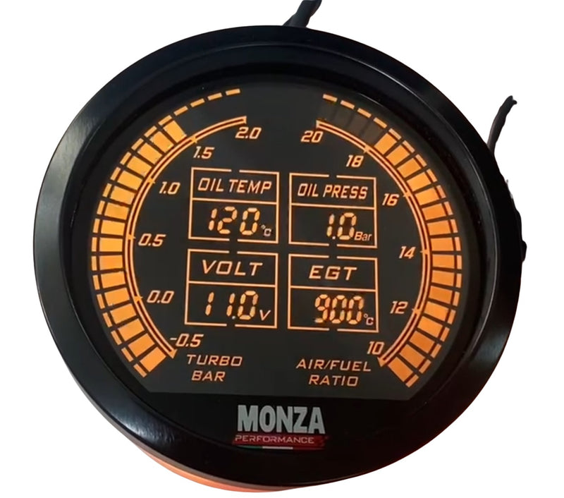 Carica immagine in Galleria Viewer, Manometro 6in1 per 595/695/500 Abarth con Multi Lettura 80mm