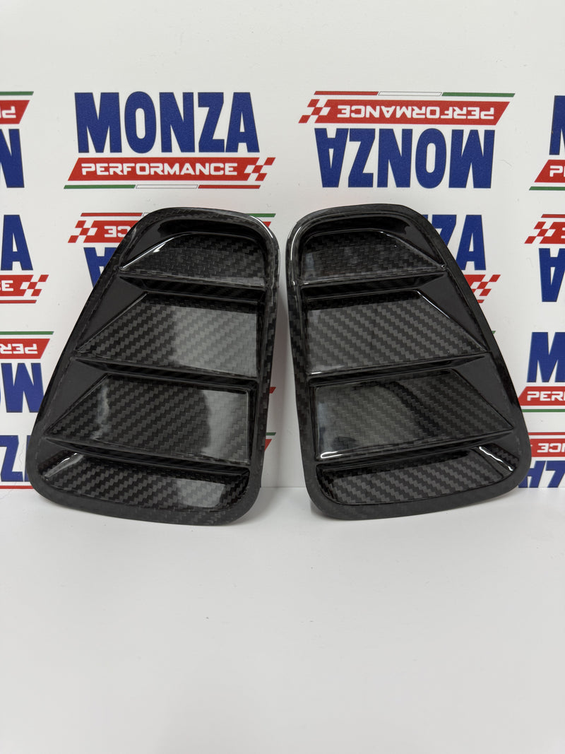 Carica immagine in Galleria Viewer, Coppia Placchette Fanali Posteriori in CARBONIO Per Abarth 500 - 595 - 695 Restyling