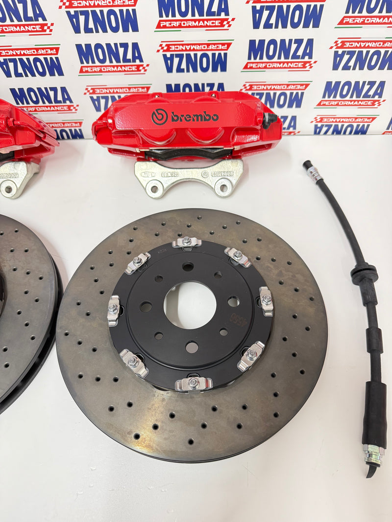 Carica immagine in Galleria Viewer, Impianto frenante Brembo per Abarth 595/695/500 305 4 pompanti ORIGINALE ABARTH BLACK FRIDAY