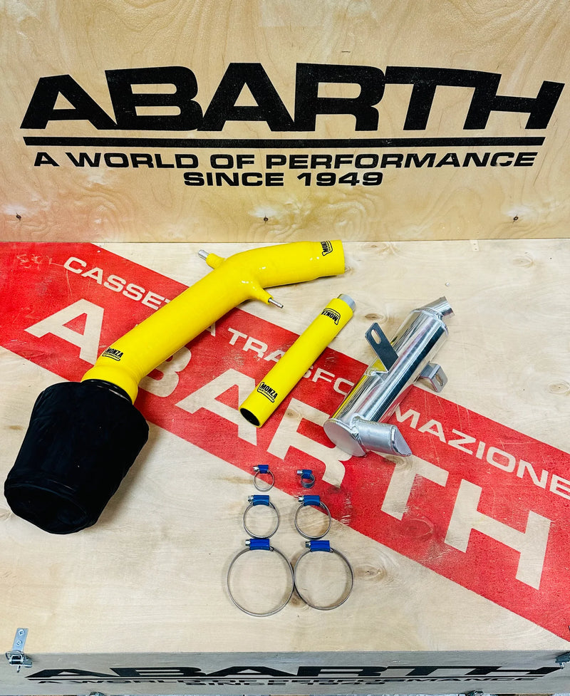 Carica immagine in Galleria Viewer, Abarth 500 Kit completo Aspirazione diretta bassa Monza Performance con vaschetta tergicristallo