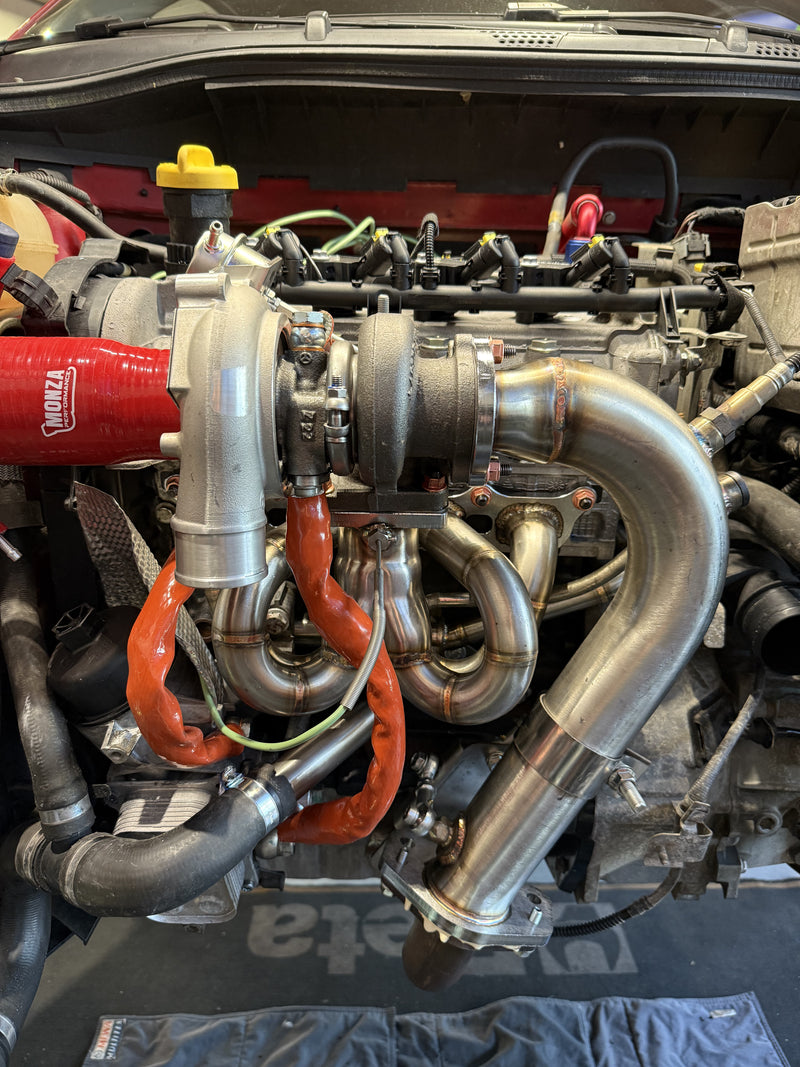 Carica immagine in Galleria Viewer, Kit collettori a cuore ( street ) 500 /Punto Abarth per turbo TD04