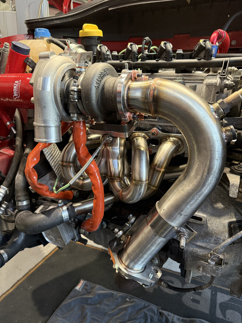 Carica immagine in Galleria Viewer, Kit collettori a cuore ( street ) 500 /Punto Abarth per turbo TD04