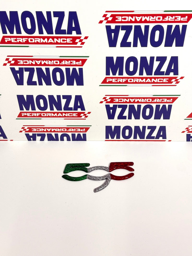 Carica immagine in Galleria Viewer, Cover logo 595 Plancia in CARBONIO Fiat 500 Abarth - 595 -