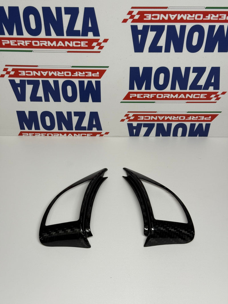 Carica immagine in Galleria Viewer, Cover coppia Pulsanti Volante Pre Restyling in CARBONIO Fiat 500 Abarth 595 - 695