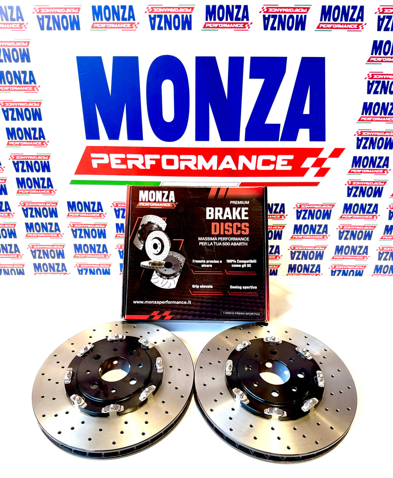Carica immagine in Galleria Viewer, Dischi freno 305 direzionali flottanti Abarth 500 / Mito QV 4x98 51962983