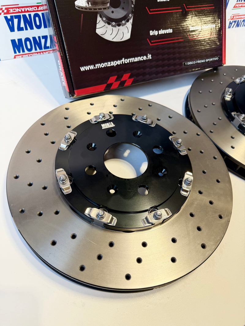 Carica immagine in Galleria Viewer, Dischi freno 305 4x100 direzionali flottanti Punto Abarth/ evo abarth 09.8004.31