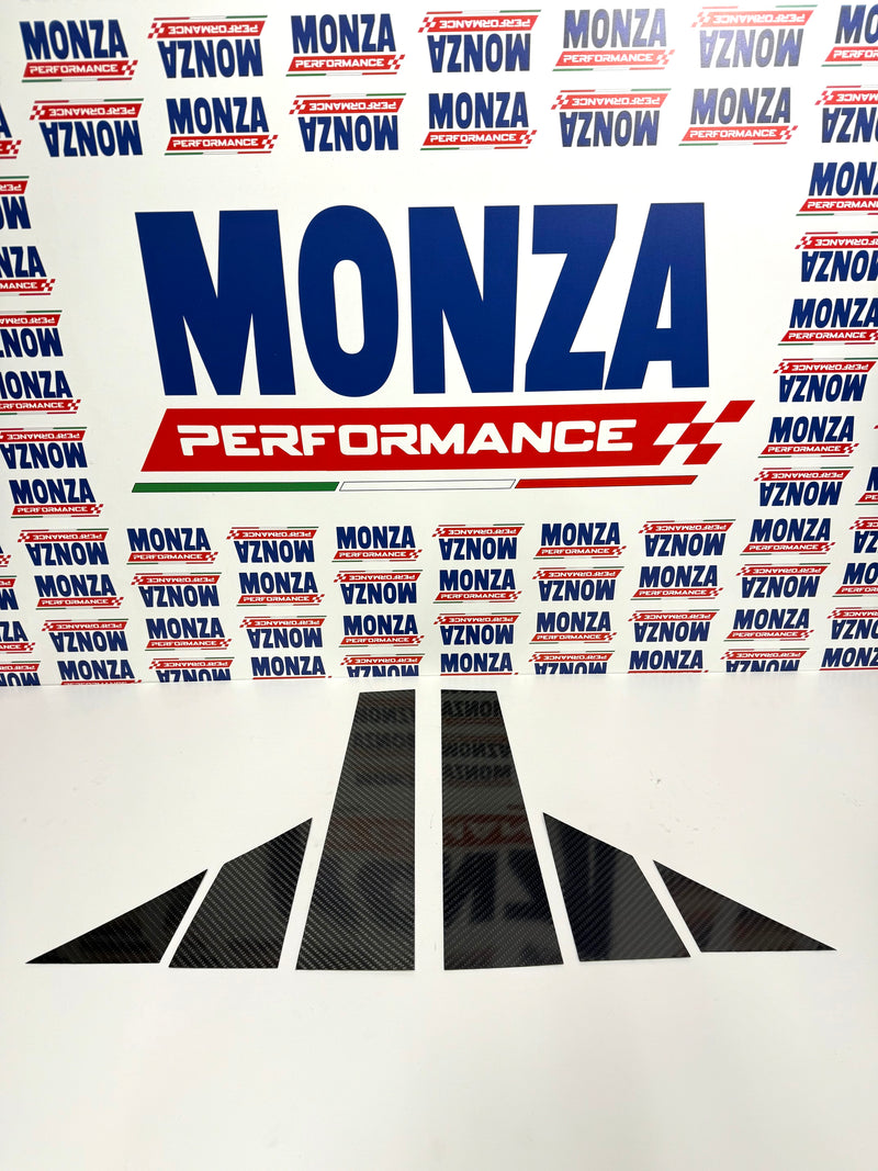 Carica immagine in Galleria Viewer, Kit Montanti Portiere in CARBONIO Fiat 500 Abarth - 595 - 695 -