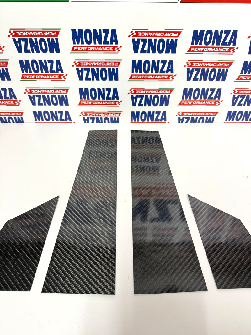 Carica immagine in Galleria Viewer, Kit Montanti Portiere in CARBONIO Fiat 500 Abarth - 595 - 695 -