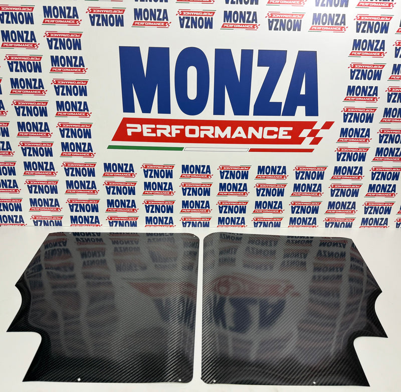 Carica immagine in Galleria Viewer, Cover coppia Sedili Posteriori in CARBONIO Fiat 500 Abarth - 595 - 695 - Fiat 500