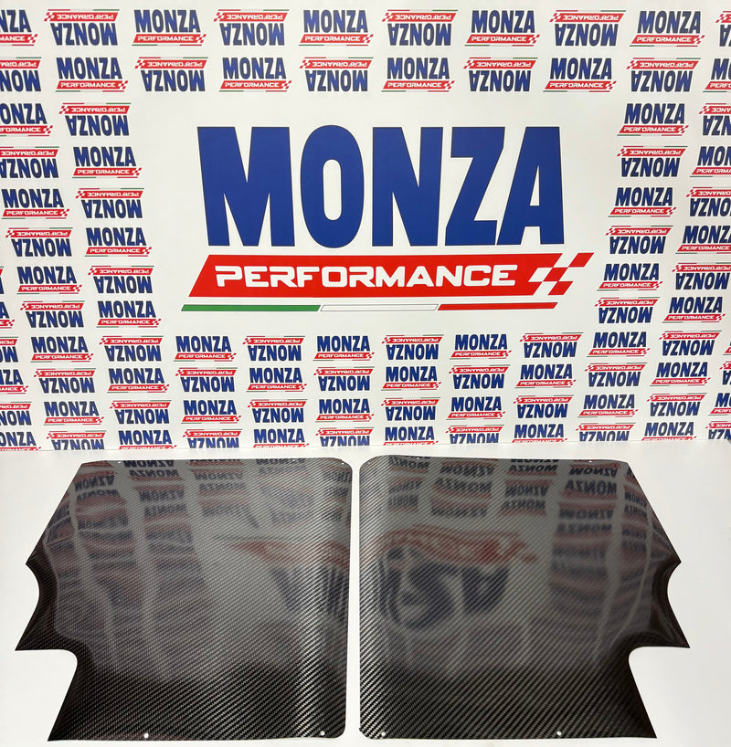 Carica immagine in Galleria Viewer, Cover coppia Sedili Posteriori in CARBONIO Fiat 500 Abarth - 595 - 695 - Fiat 500