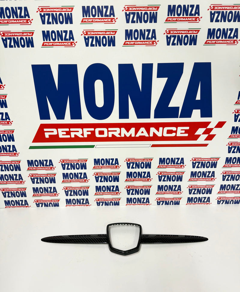 Carica immagine in Galleria Viewer, Cover Logo Anteriore in CARBONIO Fiat 500 Abarth 595 - 695