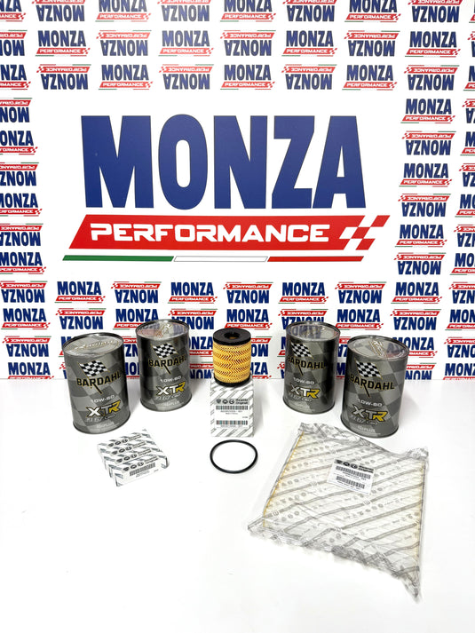 Kit Tagliando Abarth olio motore  Bardahl 10w60  completo xtr racing per vetture mod 1446 e td04