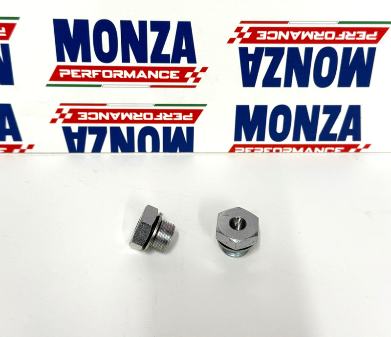 Carica immagine in Galleria Viewer, 2 ADATTATORI M18x1,5 1/8 NPT Sensori DEPO 4 in 1 Manometro OLIO Fiat 500 Abarth