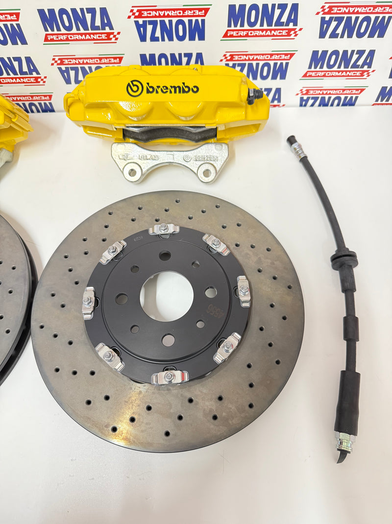 Carica immagine in Galleria Viewer, Impianto frenante Brembo per Abarth 595/695/500 305 4 pompanti ORIGINALE ABARTH BLACK FRIDAY
