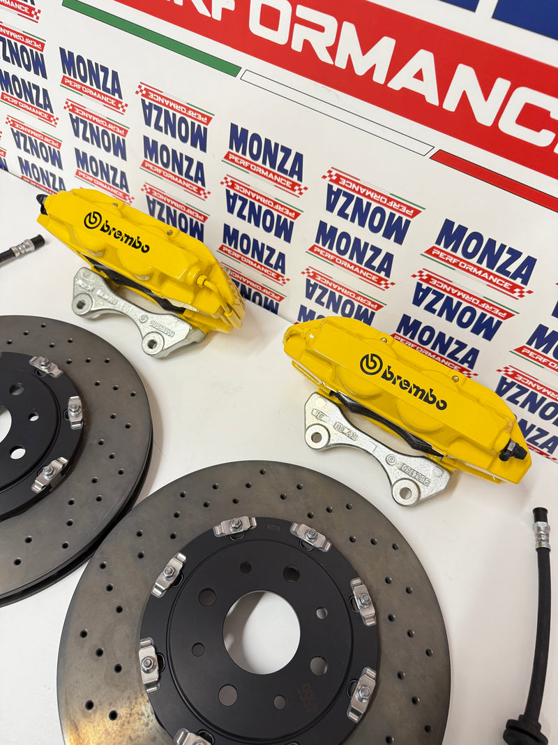 Carica immagine in Galleria Viewer, Impianto frenante Brembo per Abarth 595/695/500 305 4 pompanti ORIGINALE ABARTH BLACK FRIDAY