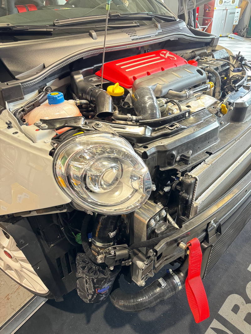 Carica immagine in Galleria Viewer, Abarth 500 aspirazione doppia con valvola e cassa filtro