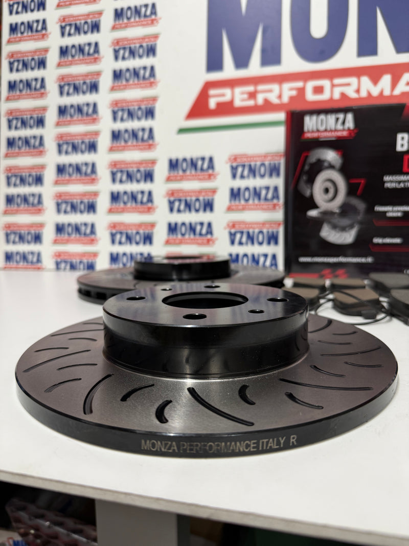 Carica immagine in Galleria Viewer, Kit dischi freno Monza performance baffati 284mm abarth 135/145/160/165 hp