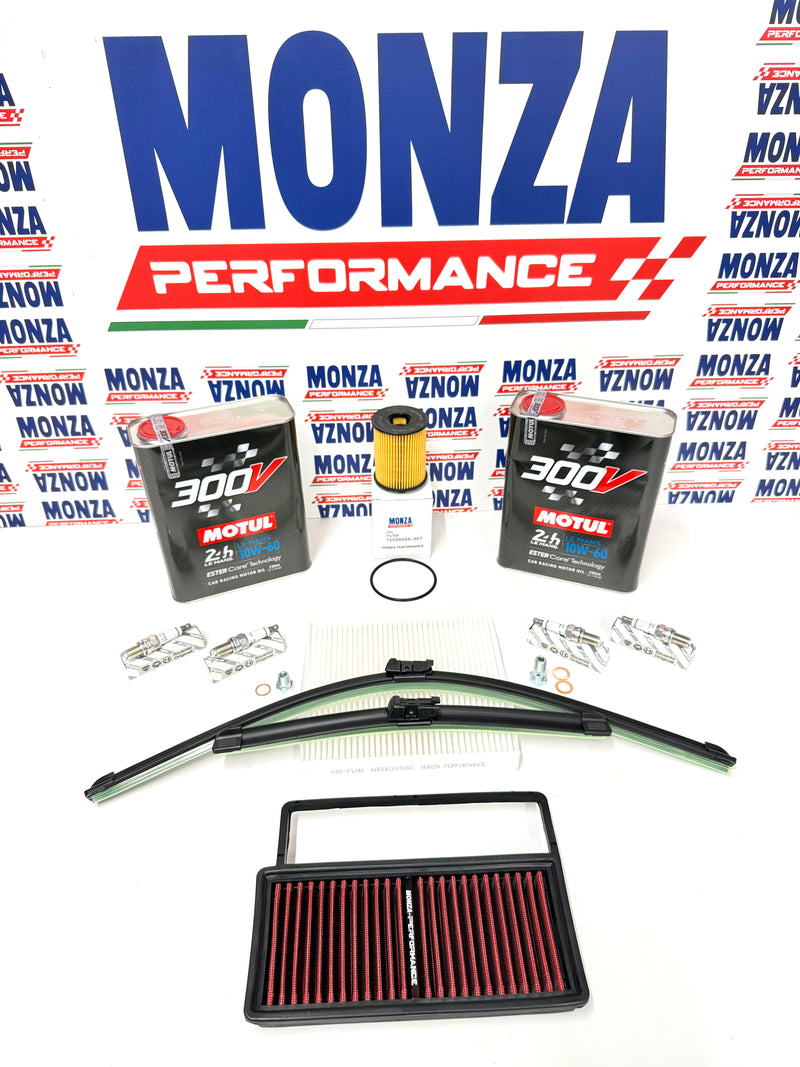 Carica immagine in Galleria Viewer, Kit Tagliando olio motore Abarth Motul 300V Le Mans completo Monza performance
