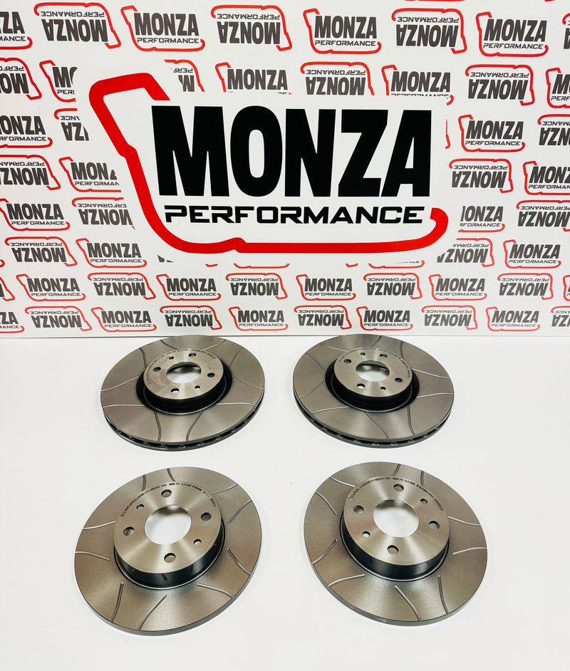Carica immagine in Galleria Viewer, Dischi baffati 500 Abarth 145cv/160 pista/ turismo 284mm
