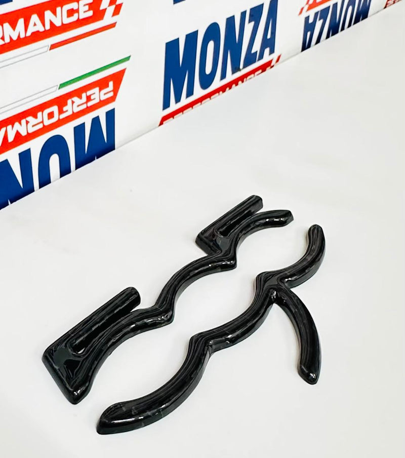 Carica immagine in Galleria Viewer, Cover logo 595 Plancia in CARBONIO Fiat 500 Abarth - 595 -