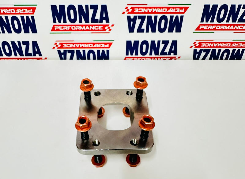 Carica immagine in Galleria Viewer, Kit Flangia Montaggio TD04 turbina Fiat 500 Abarth 1.4 T-Jet Turbo Adattamento