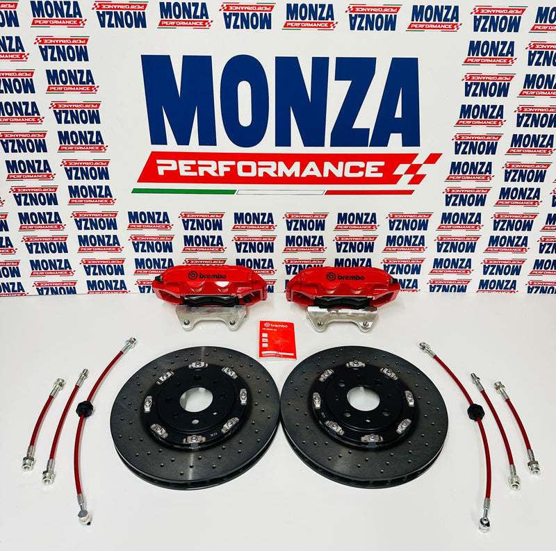 Carica immagine in Galleria Viewer, Impianto frenante per Abarth 595/695/500 Brembo 305 4 pompanti