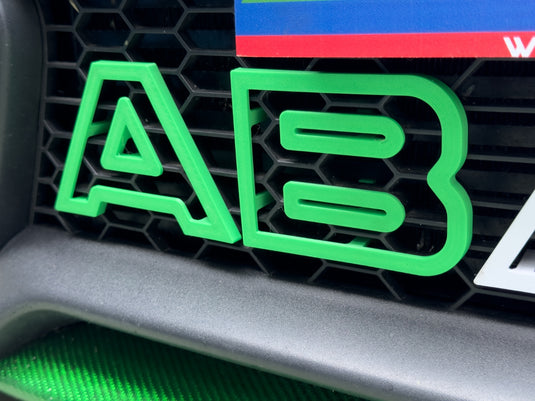 Scritta ABARTH griglia anteriore Restyling