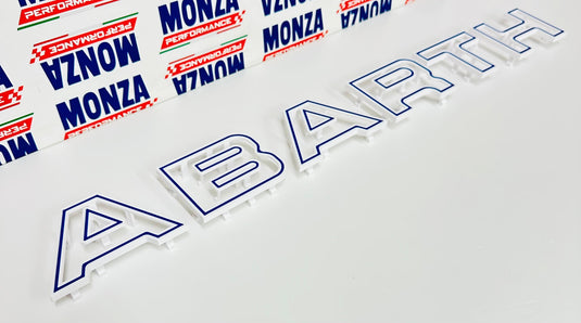 Scritta ABARTH griglia anteriore Restyling