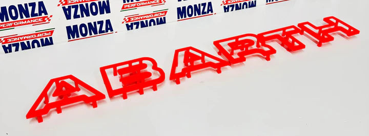 Carica immagine in Galleria Viewer, Scritta ABARTH griglia anteriore Pre-Restyling