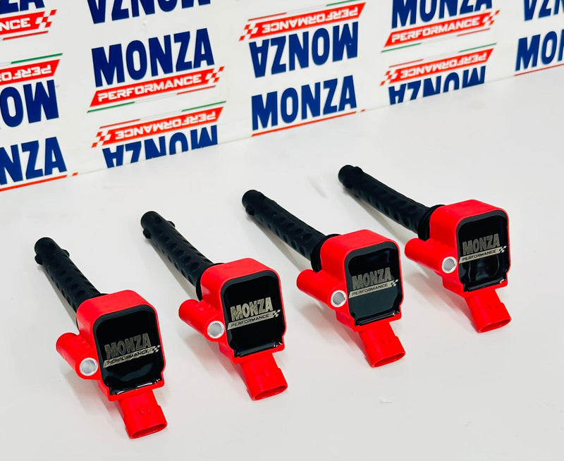 Carica immagine in Galleria Viewer, Bobine candele rosse MONZA PERFORMANCE 500/Punto abarth 1.4 turbo Tjet