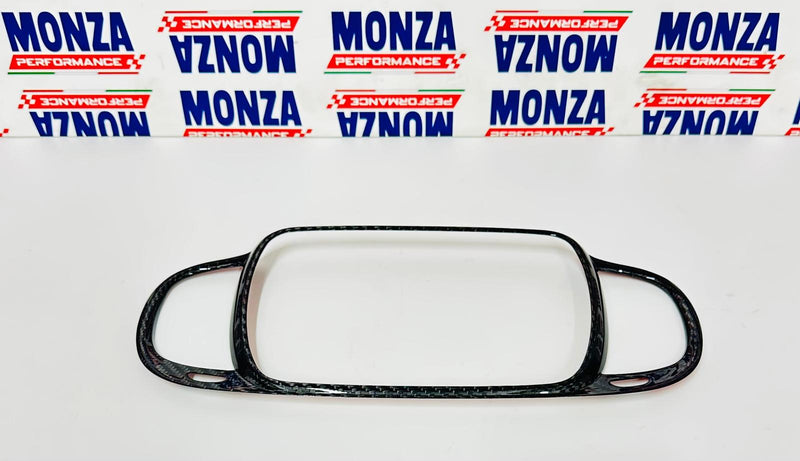 Carica immagine in Galleria Viewer, Cover Autoradio in CARBONIO VERO Fiat 500 Abarth 595 - 695 - Fiat 500