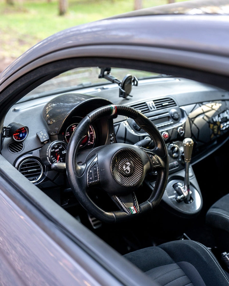 Carica immagine in Galleria Viewer, Cover Cupolino in CARBONIO per Abarth 500 - 595 - 695