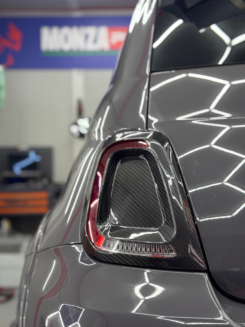 Carica immagine in Galleria Viewer, Cover Fanali Posteriori in CARBONIO Per Abarth 500 - 595 - 695 Restyling