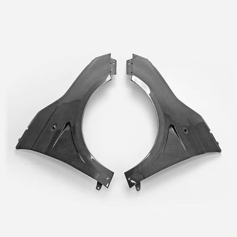 Load image into Gallery viewer, REAL Abarth 500 Carbon Fiber Mudguards