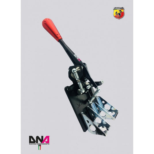 Kit torretta cambio regolabile DNA Racing anodizzata nera 500 Abarth PC1571T  PC1571R